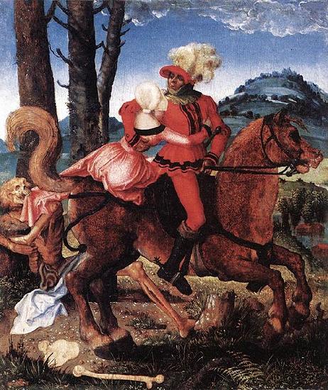 Hans Baldung Grien The Knight oil painting image